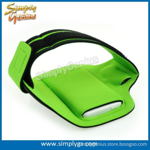 (Hot) Lycra armband case, LED reflective armband, led flashlight armband for Samsung galaxy S7/S6,